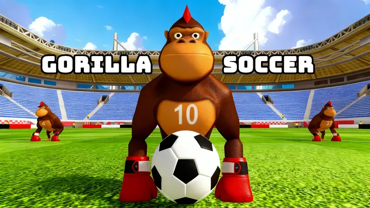 Gorilla Soccer 게임 이미지