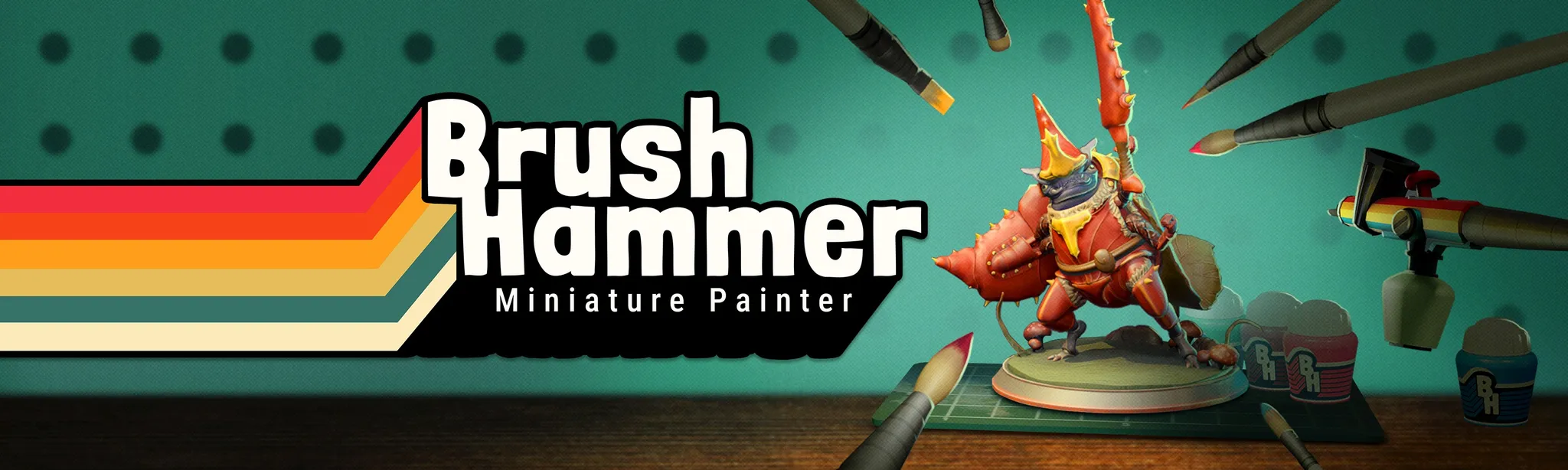 BrushHammer Miniature Painter 게임 이미지
